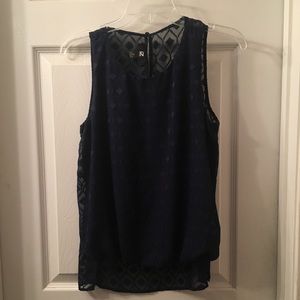 Navy sleeveless shirt